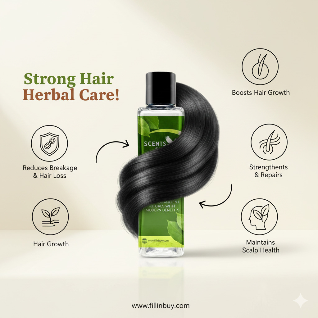 Herbal Haircare Oil-100ml - Image 2