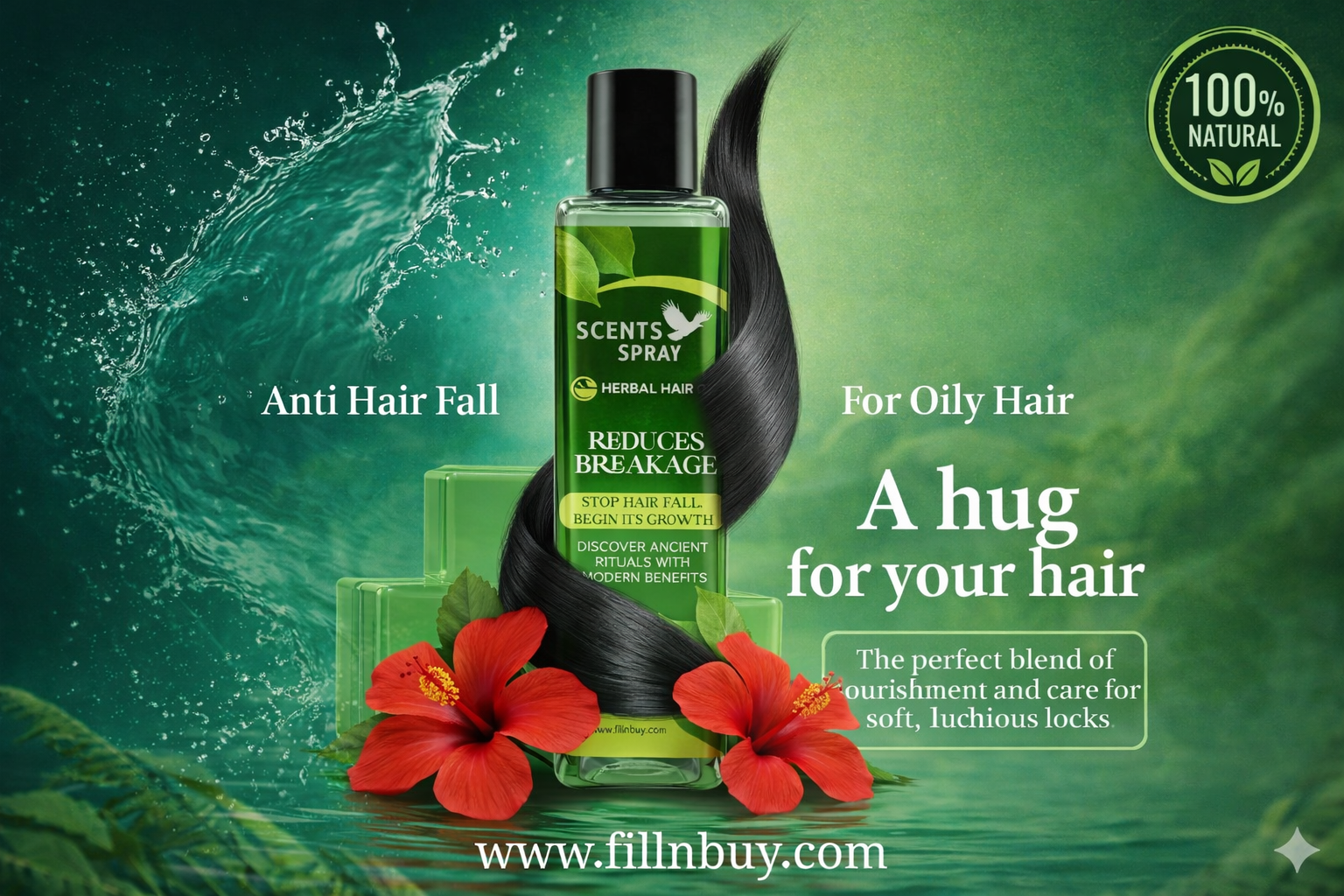 Herbal Haircare Oil-100ml - Image 3